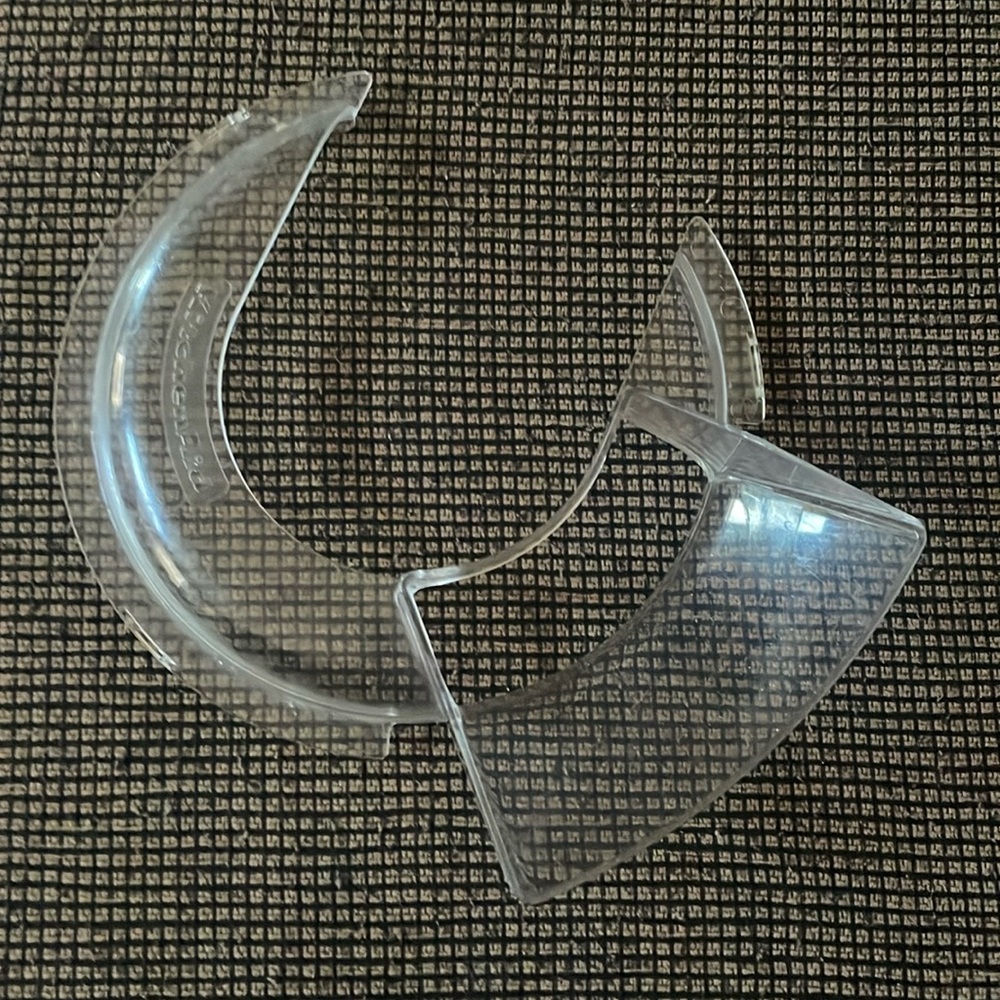 Kitchen Aid plastic pour shield